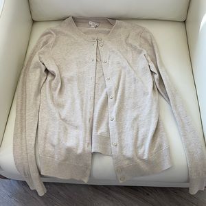J Crew Beige Caryn Cardigan XS